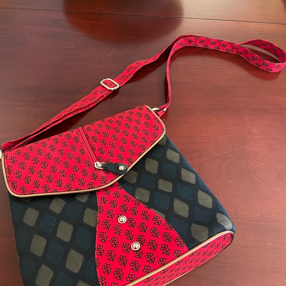 Stylish Red and Black Women's Bag